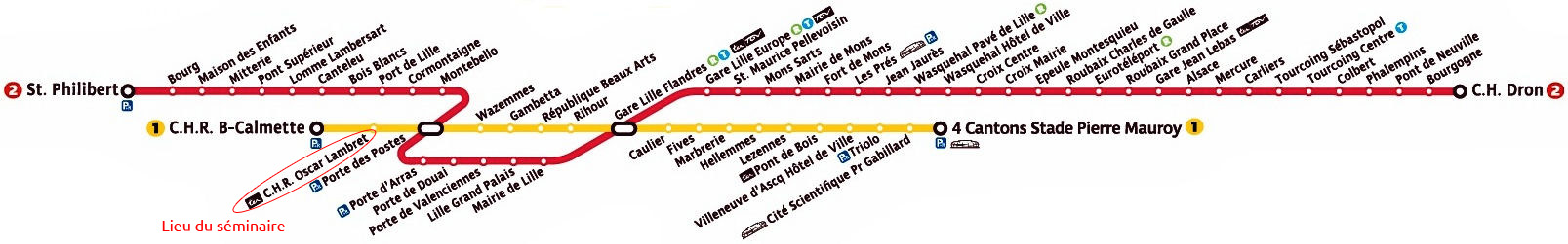 Plan du métro